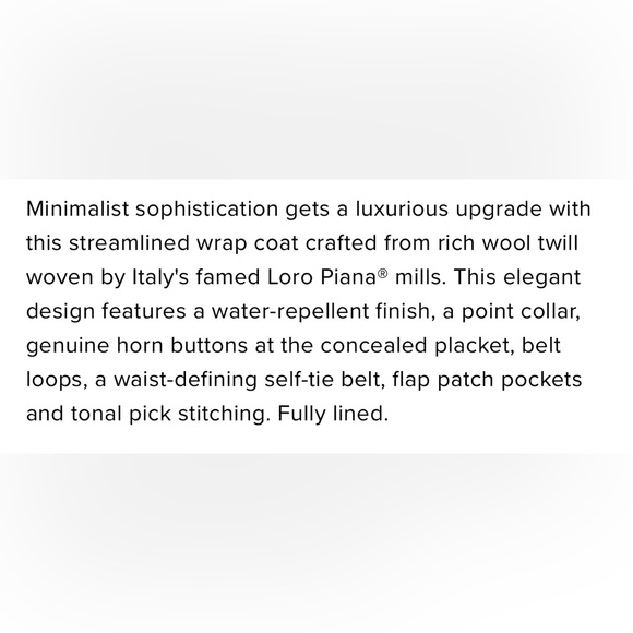 Brooks brothers water repellent stretch wool twill coat size 2 - Picture 3 of 6